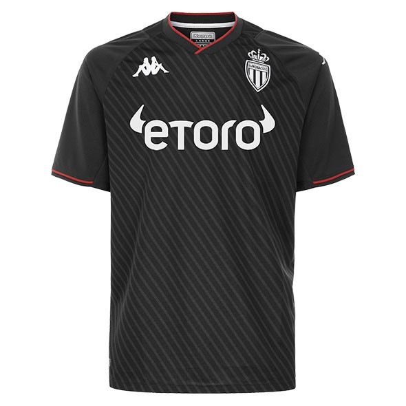 Authentic Camiseta AS Monaco 2ª 2021-2022 Negro